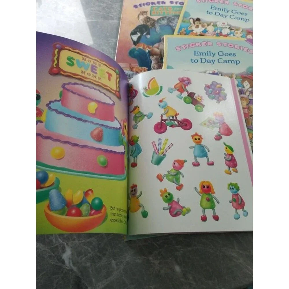 Collection of Sticker Stories books